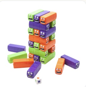 Fat Brain Toys Wobbly Worms Push ‘n Pull Worm Tower